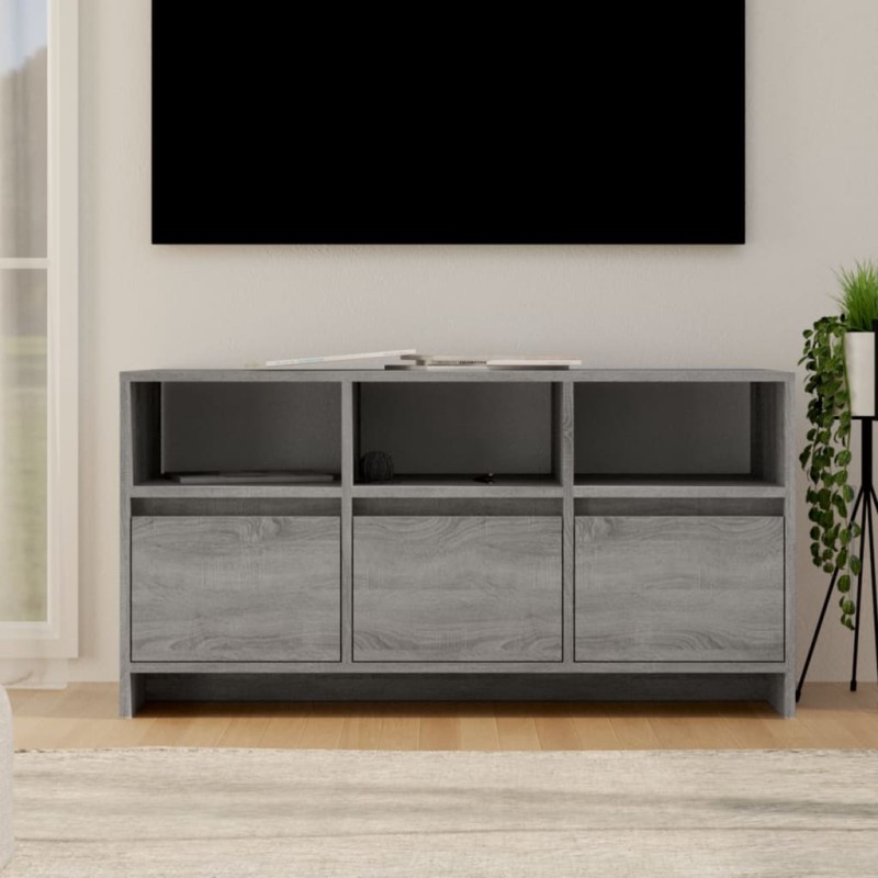 vidaXL Mueble de TV madera de ingeniería gris Sonoma 102x37,5x52,5 cm vidaXL Mueble de TV madera de ingeniería gris Sonoma 102x37,5x52,5 cm