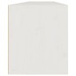 vidaXL Armario de pared 2 uds madera maciza de pino blanco 80x30x35 cm vidaXL Armario de pared 2 uds madera maciza de pino blanco 80x30x35 cm