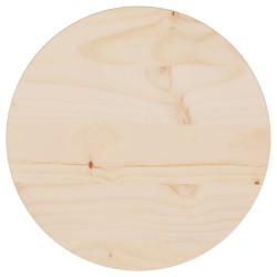 vidaXL Superficie de mesa madera maciza de pino Ø30x2,5 cm