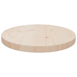 vidaXL Superficie de mesa madera maciza de pino Ø30x2,5 cm