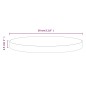 vidaXL Superficie de mesa madera maciza de pino Ø30x2,5 cm