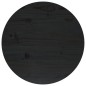 vidaXL Superficie de mesa madera maciza de pino negro Ø40x2,5 cm vidaXL Superficie de mesa madera maciza de pino negro Ø40x2,5 cm