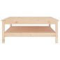 vidaXL Mesa de centro de madera maciza de pino 100x100x40 cm vidaXL Mesa de centro de madera maciza de pino 100x100x40 cm
