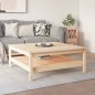 vidaXL Mesa de centro de madera maciza de pino 100x100x40 cm vidaXL Mesa de centro de madera maciza de pino 100x100x40 cm