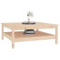 vidaXL Mesa de centro de madera maciza de pino 100x100x40 cm vidaXL Mesa de centro de madera maciza de pino 100x100x40 cm