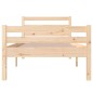 vidaXL Estructura de cama madera maciza 75x190 cm vidaXL Estructura de cama madera maciza 75x190 cm