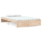 vidaXL Estructura de cama madera maciza 120x200 cm vidaXL Estructura de cama madera maciza 120x200 cm
