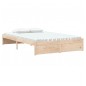 vidaXL Estructura de cama madera maciza 120x200 cm vidaXL Estructura de cama madera maciza 120x200 cm
