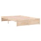 vidaXL Estructura de cama madera maciza 120x200 cm vidaXL Estructura de cama madera maciza 120x200 cm