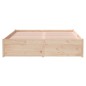 vidaXL Estructura de cama madera maciza 120x200 cm vidaXL Estructura de cama madera maciza 120x200 cm