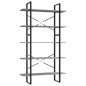 vidaXL Estantería 5 pisos madera ingeniería gris hormigón 100x30x175cm vidaXL Estantería 5 pisos madera ingeniería gris hormigón 100x30x175cm