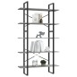 vidaXL Estantería 5 pisos madera ingeniería gris hormigón 100x30x175cm vidaXL Estantería 5 pisos madera ingeniería gris hormigón 100x30x175cm