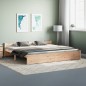 vidaXL Estructura de cama madera maciza 200x200 cm vidaXL Estructura de cama madera maciza 200x200 cm
