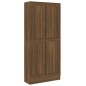 vidaXL Estantería madera contrachapada roble marrón 82,5x30,5x185,5 cm vidaXL Estantería madera contrachapada roble marrón 82,5x30,5x185,5 cm