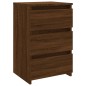 vidaXL Mesita de noche madera contrachapada roble marrón 40x35x62,5 cm vidaXL Mesita de noche madera contrachapada roble marrón 40x35x62,5 cm