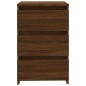 vidaXL Mesita de noche madera contrachapada roble marrón 40x35x62,5 cm vidaXL Mesita de noche madera contrachapada roble marrón 40x35x62,5 cm