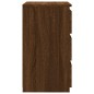 vidaXL Mesita de noche madera contrachapada roble marrón 40x35x62,5 cm vidaXL Mesita de noche madera contrachapada roble marrón 40x35x62,5 cm