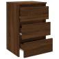 vidaXL Mesita de noche madera contrachapada roble marrón 40x35x62,5 cm vidaXL Mesita de noche madera contrachapada roble marrón 40x35x62,5 cm
