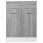 vidaXL Armario inferior de cocina madera ingeniería gris 60x46x81,5 cm vidaXL Armario inferior de cocina madera ingeniería gris 60x46x81,5 cm
