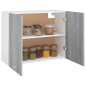 vidaXL Armario colgante madera ingeniería gris Sonoma 80x31x60 cm vidaXL Armario colgante madera ingeniería gris Sonoma 80x31x60 cm