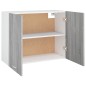 vidaXL Armario colgante madera ingeniería gris Sonoma 80x31x60 cm vidaXL Armario colgante madera ingeniería gris Sonoma 80x31x60 cm