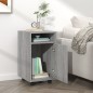 vidaXL Armario auxiliar con ruedas contrachapado gris 33x38x60 cm vidaXL Armario auxiliar con ruedas contrachapado gris 33x38x60 cm