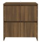 vidaXL Aparadores 2 uds madera de ingeniería marrón roble 70x41x75 cm vidaXL Aparadores 2 uds madera de ingeniería marrón roble 70x41x75 cm
