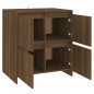 vidaXL Aparadores 2 uds madera de ingeniería marrón roble 70x41x75 cm vidaXL Aparadores 2 uds madera de ingeniería marrón roble 70x41x75 cm