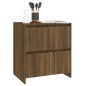 vidaXL Aparadores 2 uds madera de ingeniería marrón roble 70x41x75 cm vidaXL Aparadores 2 uds madera de ingeniería marrón roble 70x41x75 cm