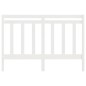 vidaXL Cabecero de cama madera maciza de pino blanco 141x4x100 cm
