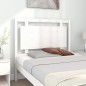 vidaXL Cabecero de cama madera maciza de pino blanco 105,5x4x100 cm vidaXL Cabecero de cama madera maciza de pino blanco 105,5x4x100 cm