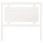 vidaXL Cabecero de cama madera maciza de pino blanco 105,5x4x100 cm vidaXL Cabecero de cama madera maciza de pino blanco 105,5x4x100 cm