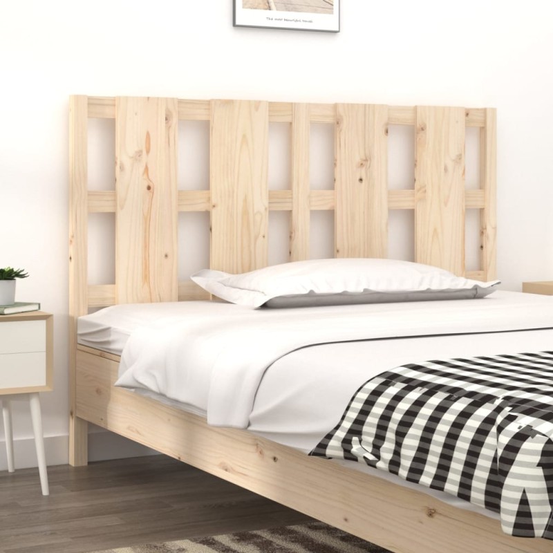vidaXL Cabecero de cama madera maciza de pino 140,5x4x100 cm vidaXL Cabecero de cama madera maciza de pino 140,5x4x100 cm