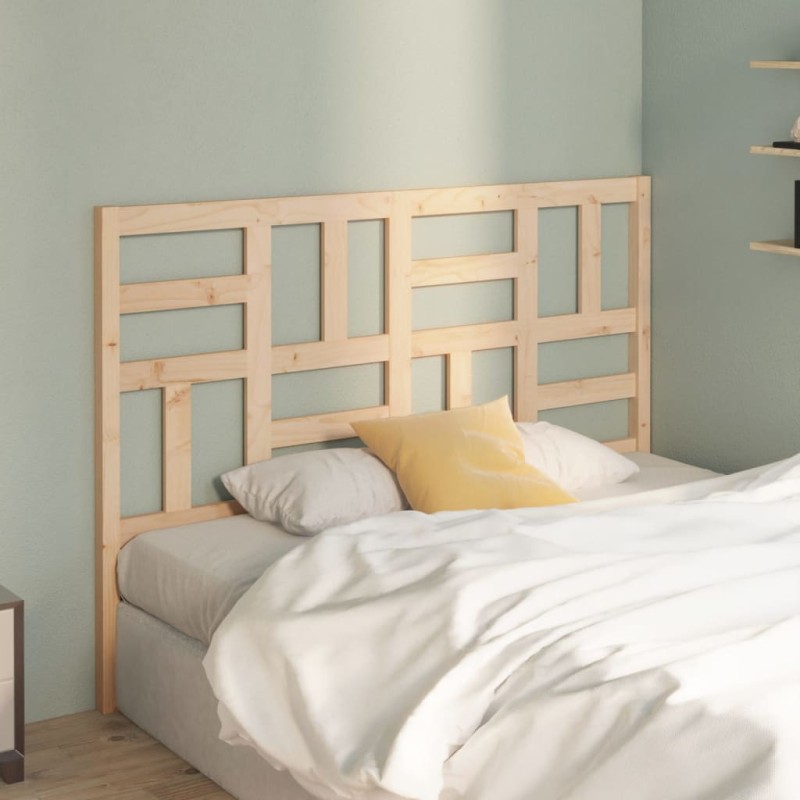 vidaXL Cabecero de cama madera maciza de pino 146x4x104 cm vidaXL Cabecero de cama madera maciza de pino 146x4x104 cm