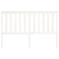 vidaXL Cabecero de cama madera maciza de pino blanco 166x4x101 cm vidaXL Cabecero de cama madera maciza de pino blanco 166x4x101 cm