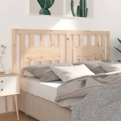 vidaXL Cabecero madera maciza de pino 166x4x100 cm
