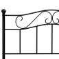 vidaXL Estructura de cama de metal negro 120x200 cm vidaXL Estructura de cama de metal negro 120x200 cm