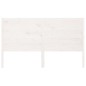 vidaXL Cabecero madera maciza de pino blanco 156x4x100 cm vidaXL Cabecero madera maciza de pino blanco 156x4x100 cm