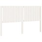 vidaXL Cabecero de cama madera maciza de pino blanco 155,5x4x100 cm vidaXL Cabecero de cama madera maciza de pino blanco 155,5x4x100 cm