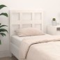 vidaXL Cabecero de cama madera maciza de pino blanco 105,5x4x100 cm vidaXL Cabecero de cama madera maciza de pino blanco 105,5x4x100 cm