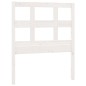 vidaXL Cabecero de cama madera maciza de pino blanco 105,5x4x100 cm vidaXL Cabecero de cama madera maciza de pino blanco 105,5x4x100 cm
