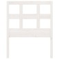 vidaXL Cabecero de cama madera maciza de pino blanco 105,5x4x100 cm vidaXL Cabecero de cama madera maciza de pino blanco 105,5x4x100 cm