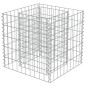 vidaXL Arriate de gaviones de acero 50x50x50 cm