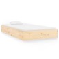 vidaXL Estructura de cama madera maciza 100x200 cm vidaXL Estructura de cama madera maciza 100x200 cm