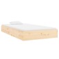 vidaXL Estructura de cama madera maciza 100x200 cm vidaXL Estructura de cama madera maciza 100x200 cm