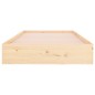 vidaXL Estructura de cama madera maciza 100x200 cm vidaXL Estructura de cama madera maciza 100x200 cm