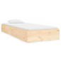 vidaXL Estructura de cama madera maciza 90x190 cm vidaXL Estructura de cama madera maciza 90x190 cm