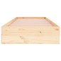 vidaXL Estructura de cama madera maciza 90x190 cm vidaXL Estructura de cama madera maciza 90x190 cm