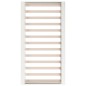 vidaXL Estructura de cama madera maciza blanco 100x200 cm