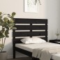 vidaXL Cabecero madera maciza de pino negro 90x3x80 cm vidaXL Cabecero madera maciza de pino negro 90x3x80 cm